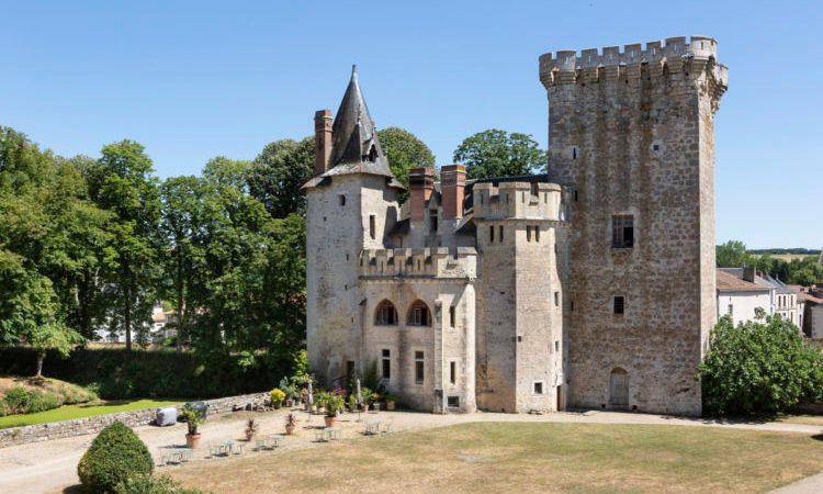 Chateau de St Louis Keep - Loire Valley, France