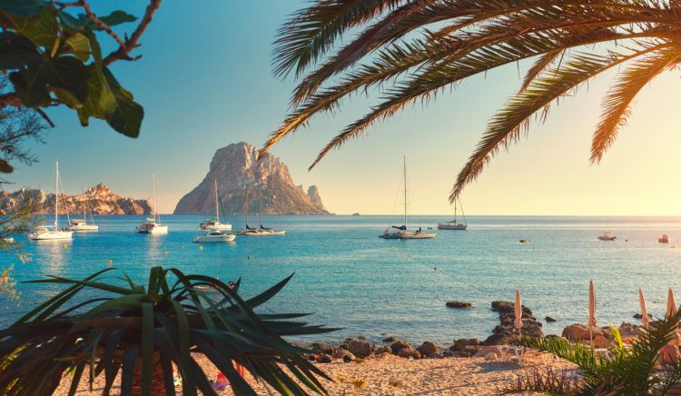Cala d'Hort beach ibiza