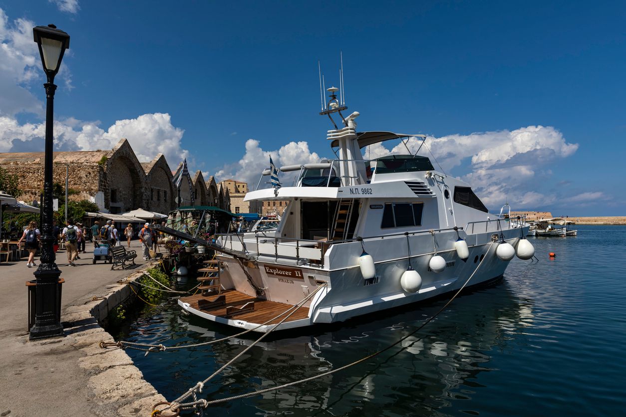 Chania boat