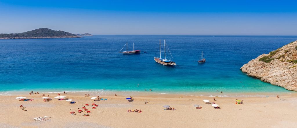 Turqouise coast beach kalkan