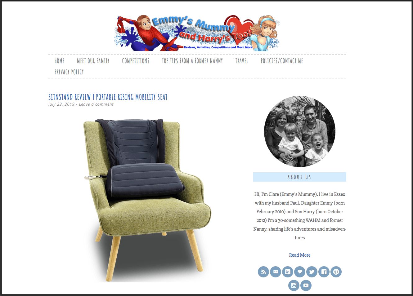 Emmy's Mummy - Top 10 Mummy blogs