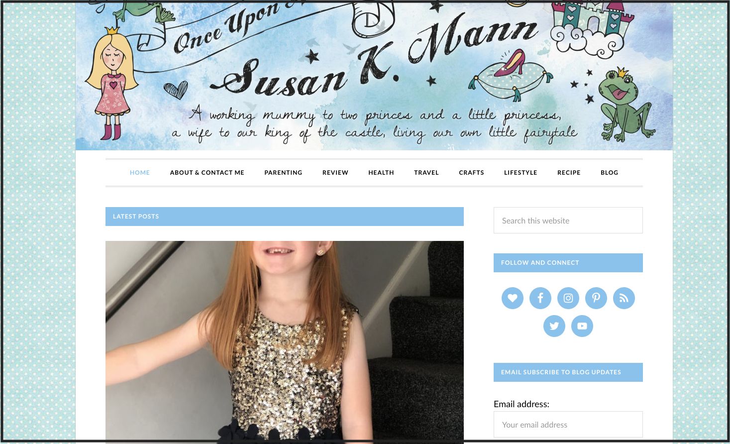 Susankmann - Top 10 Mummy blogs