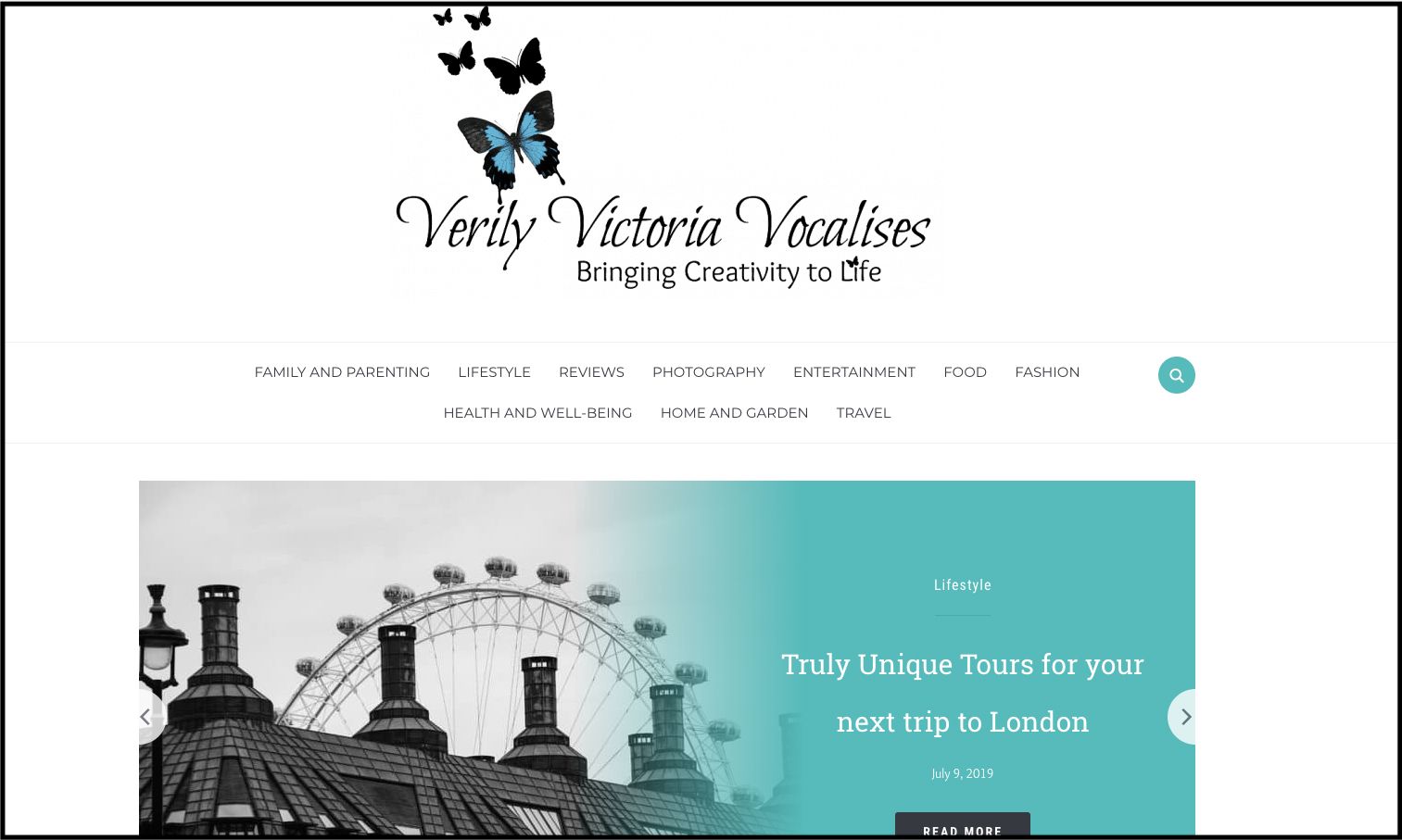 Verily Victoria Vocalises - UK Mummy Blog
