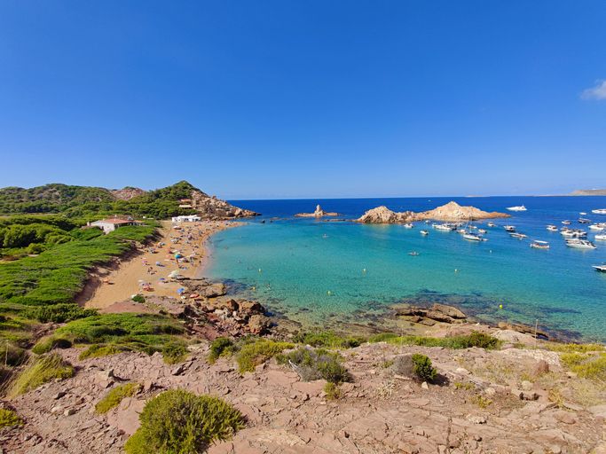 Cala Pregonda - best beaches in Menorca