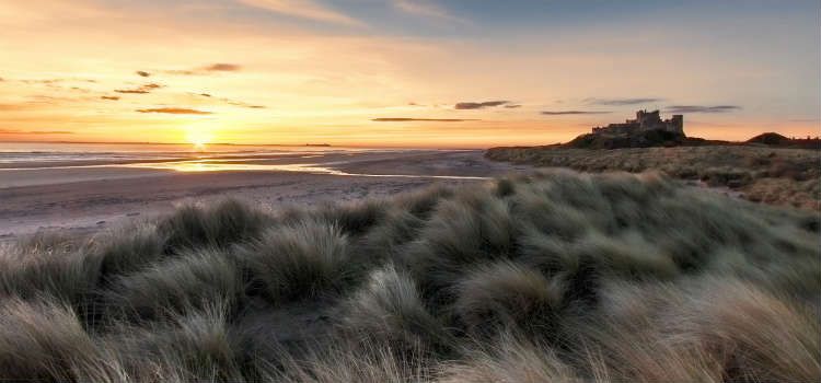 best beaches in northumberland bamburgh