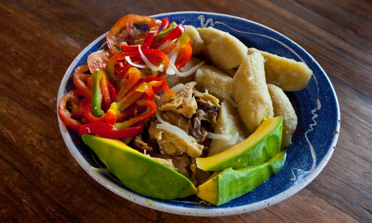 Green figs and salt fish