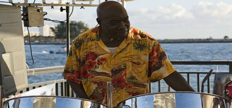 musician steel drums jamaica