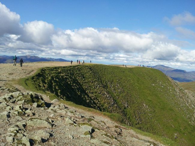 best walks in the lake district - helvellyn