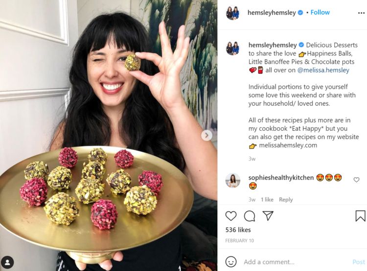 Jasmie and Melissa Hemsley Instagram