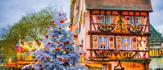 French Christmas market