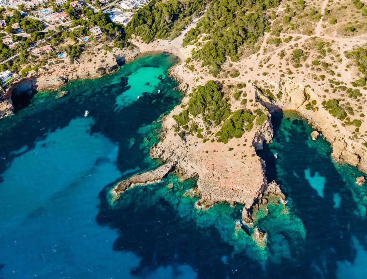 Cala Codolar beach, Ibiza.