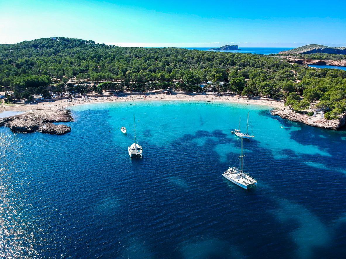 Cala Bassa beach, Ibiza.