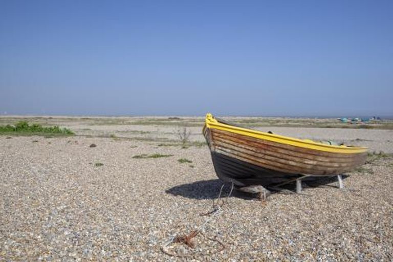 Boat on the beach, Kessignland
