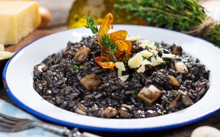 Squid Ink Risotto