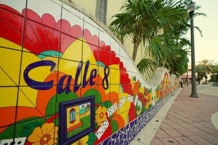 Calle Ocho Festival painting