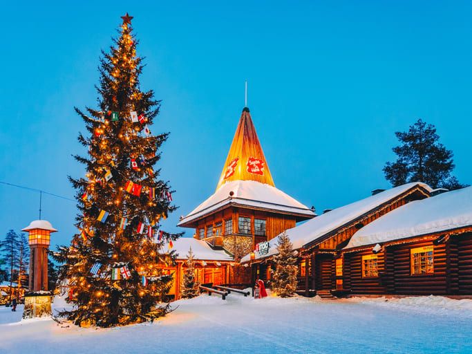Santa Claus' office in Rovaniemi's Santa Claus village