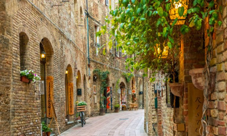 Street in San Gimignano