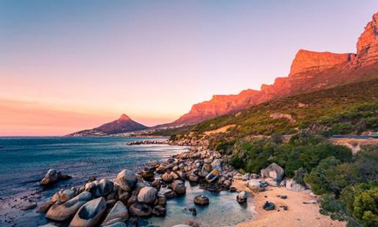 Clifton Beach at sunset