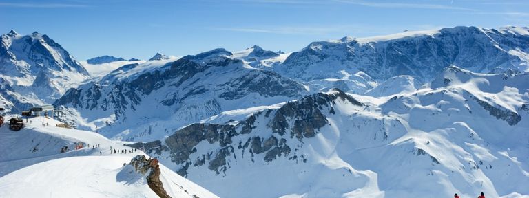 Ski slopes, Courchevel