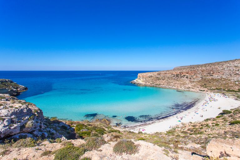 Spiaggia dei Conigli, Lampedusa Island Sicily