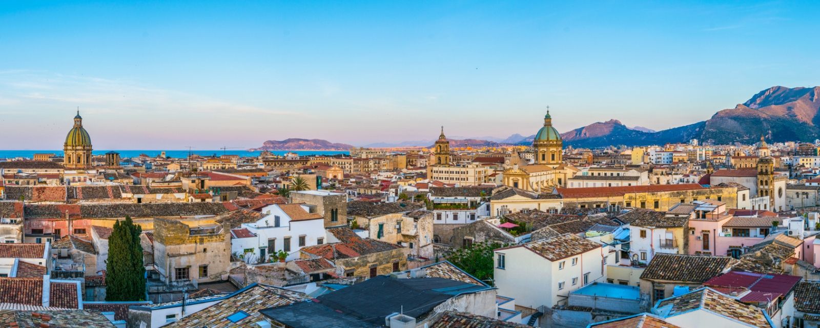 Panoramic view of Town in western Sicily