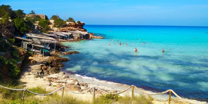 Beach in Cala Saona, Formentera