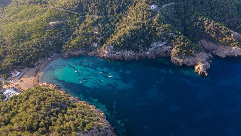 Cala Benirras cove, Ibiza
