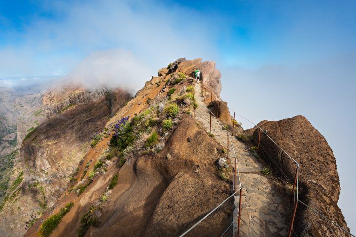 Pathway on top of Pico do Arieiro