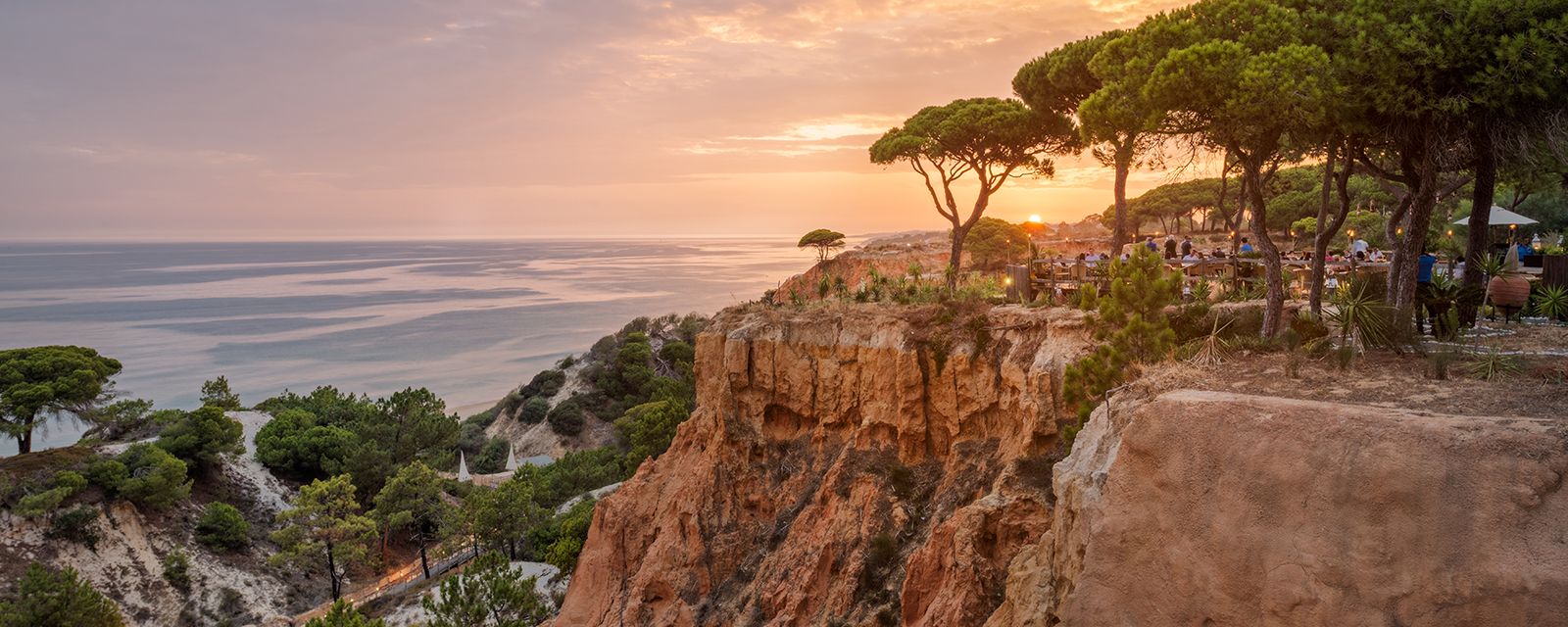 Sunset at Pine Cliffs Resort