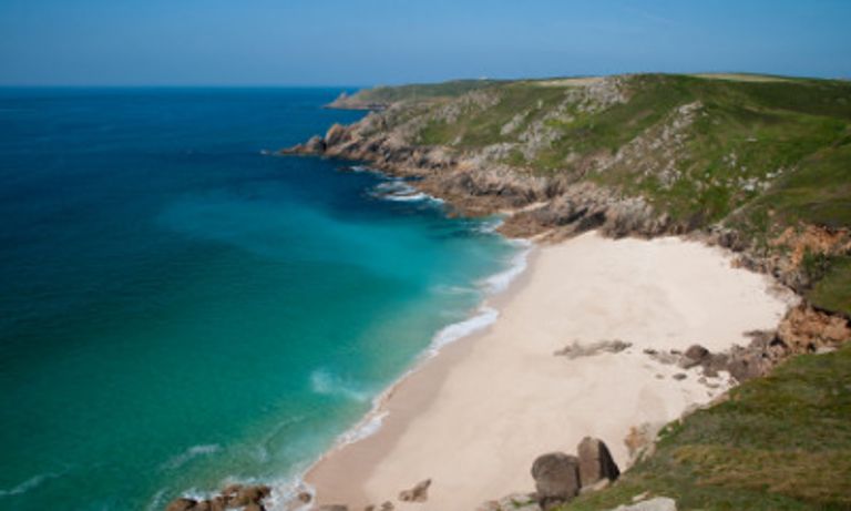 Porthcurno Beach