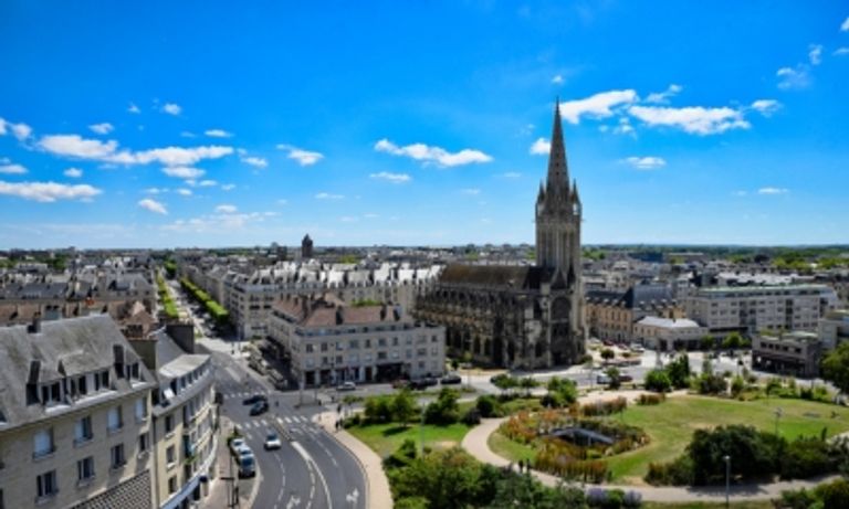 Caen town centre