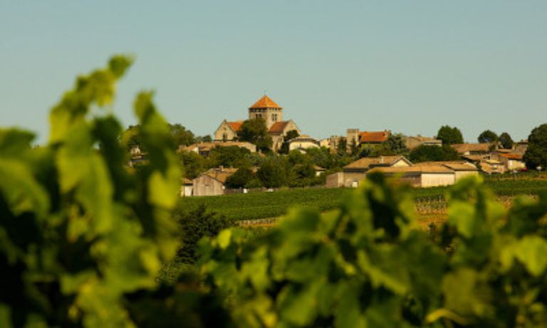 Countryside and old buildings in south west France
