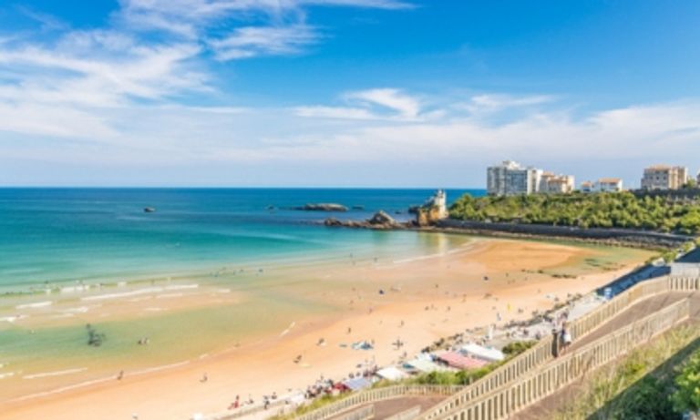 Beach in Biarritz
