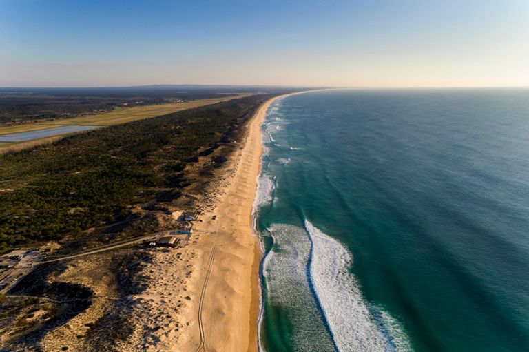 Aerial View Of Comporta Beach