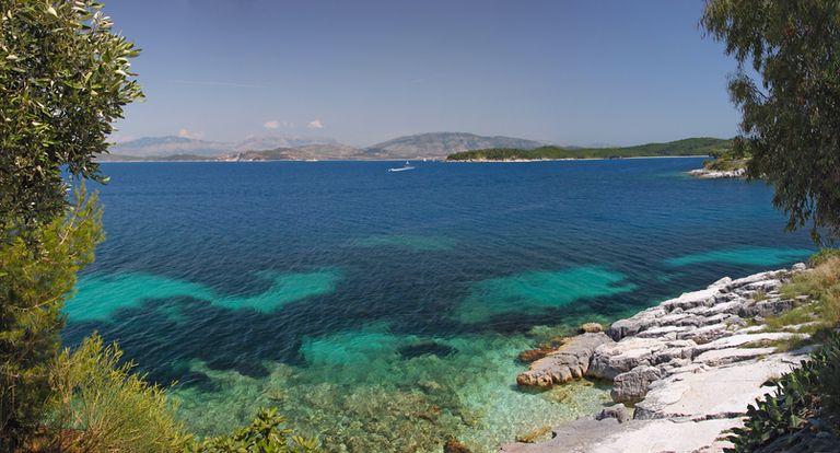 Corfu coastline