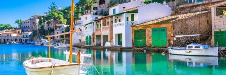 Seafront houses, Mallorca