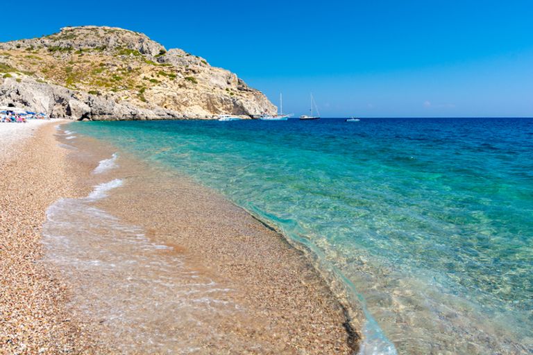 View On Afandou Beach, Rhodes