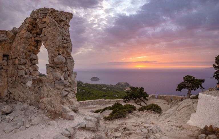 Monolithos Castle, Rhodes Island, Greece