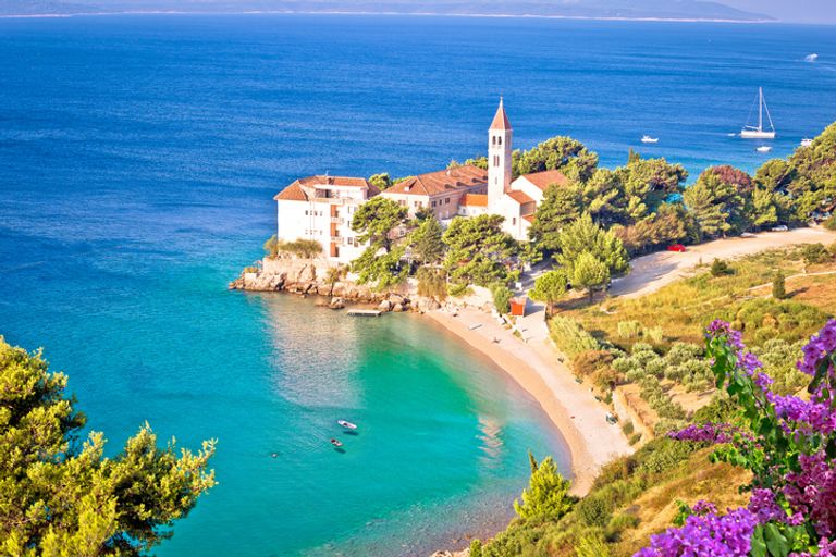 Monastery On Pebble Beach In Bol