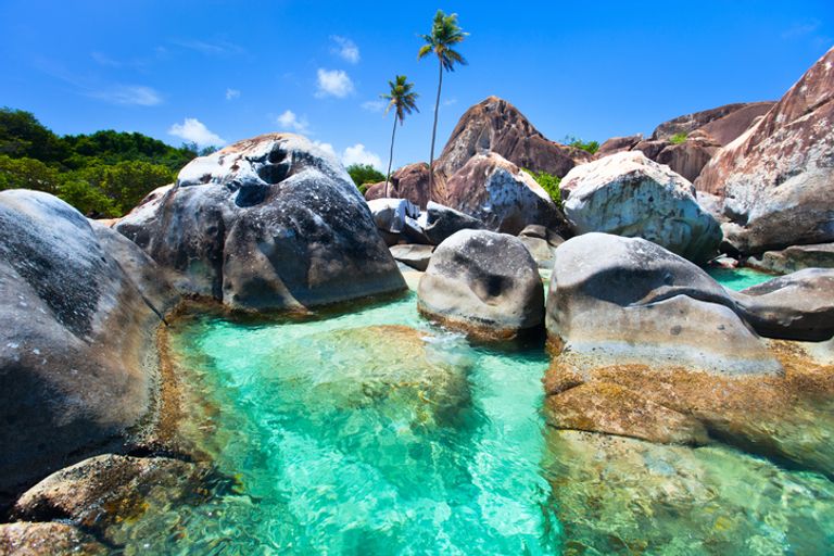 Rock pools, British Virgin Islands