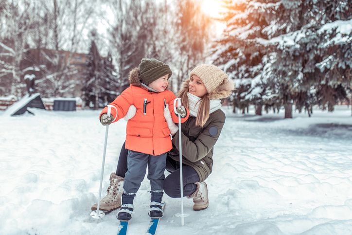 Skiing with toddlers