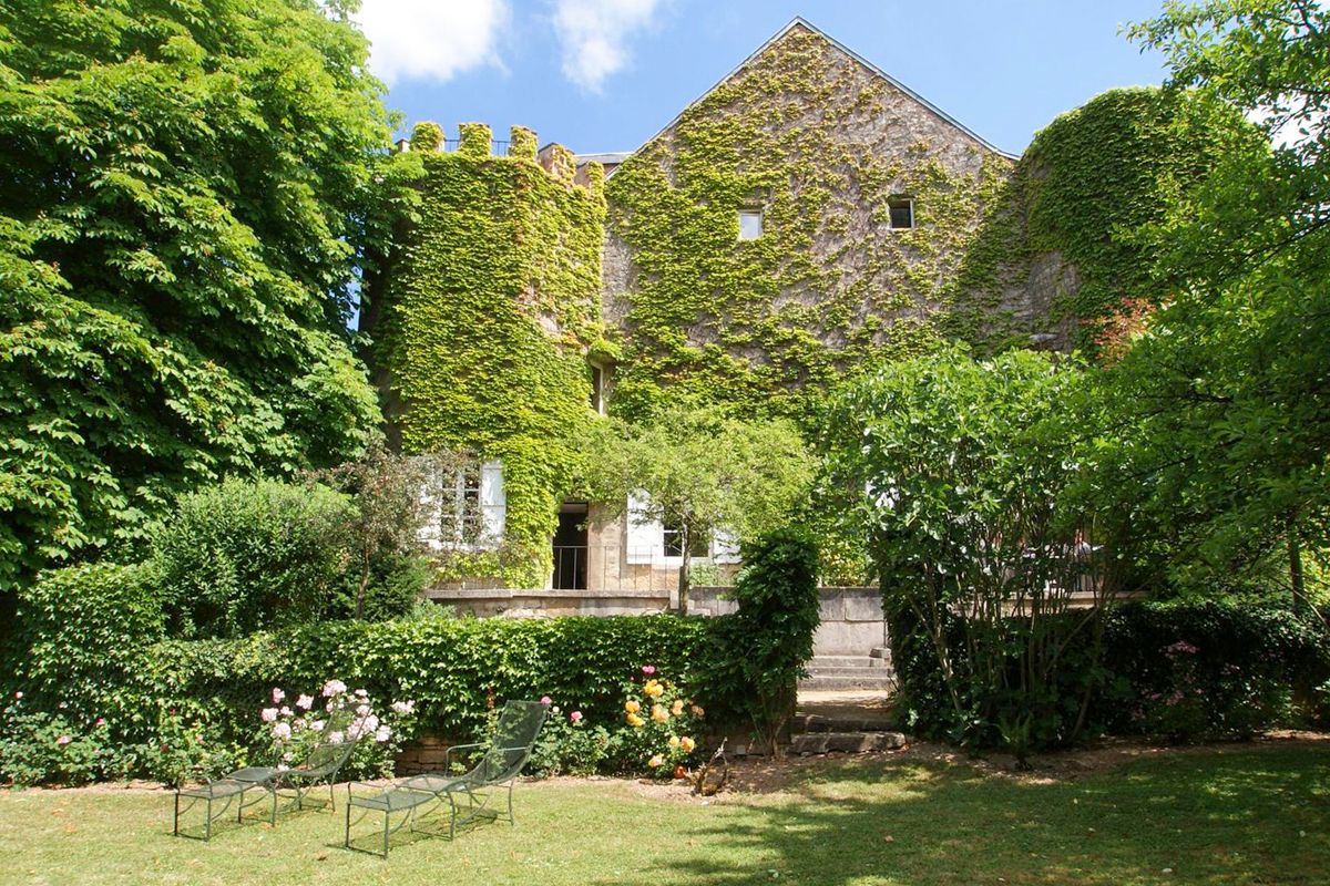 Greenery covered Chateau in France