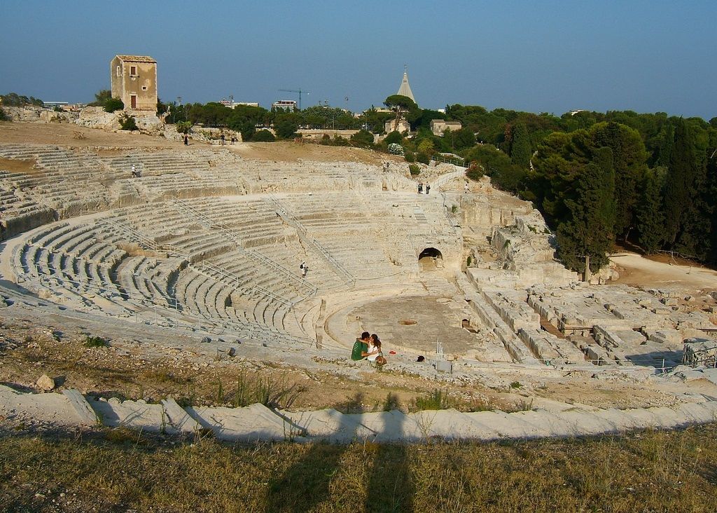 The Greek Theatre in Syracuse, Sicily