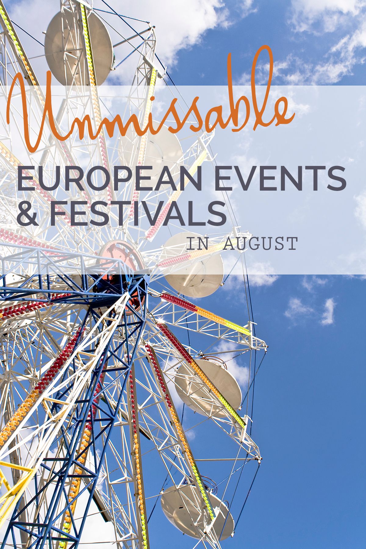 European Events and Festivals
