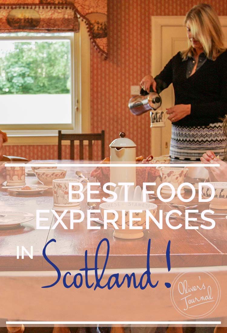 Best food experiences in scotland