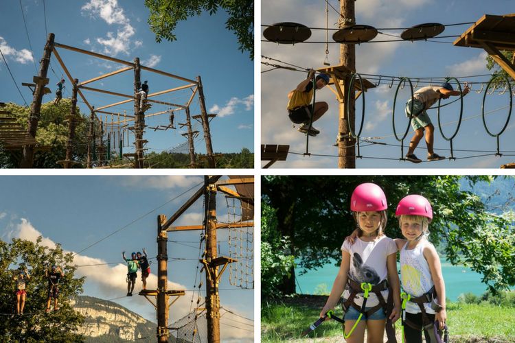 Tackle the high ropes at Accro'Lac Aiguebelette - Rhone-Alpes, France