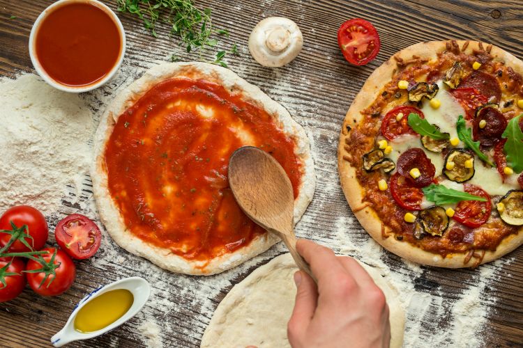 Pizza and Gelato cooking class