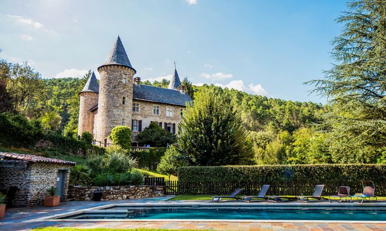 Chateau Chamborigaud chateaux in Southern France