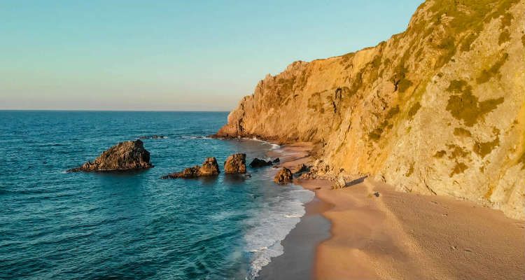 Praia da Adraga on the Sintra coast
