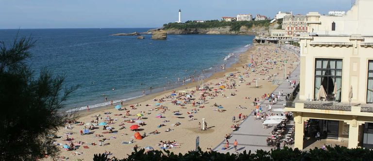 Biarritz beach